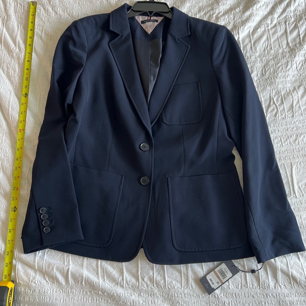 Tommy Hilfiger Navy Blue Suit Jacket Never Worn NWT Size 12